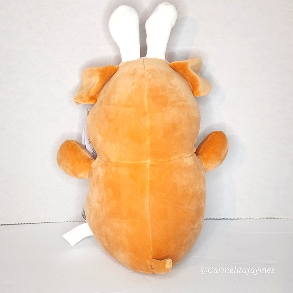 🐣 STEVON 🐶 Dog w Bunny Ears HugMee Easter 2024 Original Squishmallow ☆》NWT《☆ - Picture 2 of 8